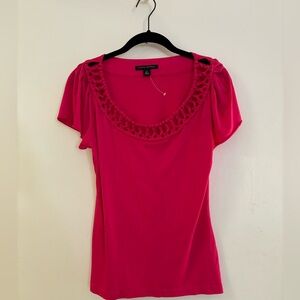 Hot Pink Banana Republic top. M